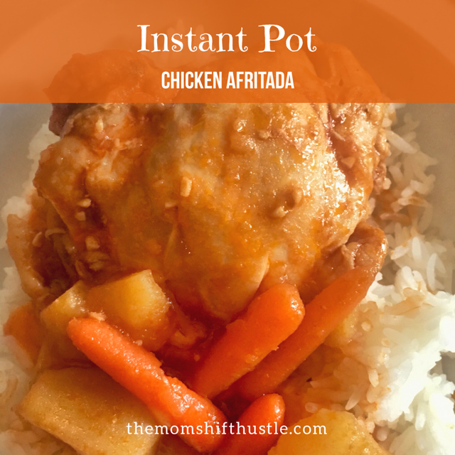 Instant Pot Chicken Afritada - The Mom Shift Hustle